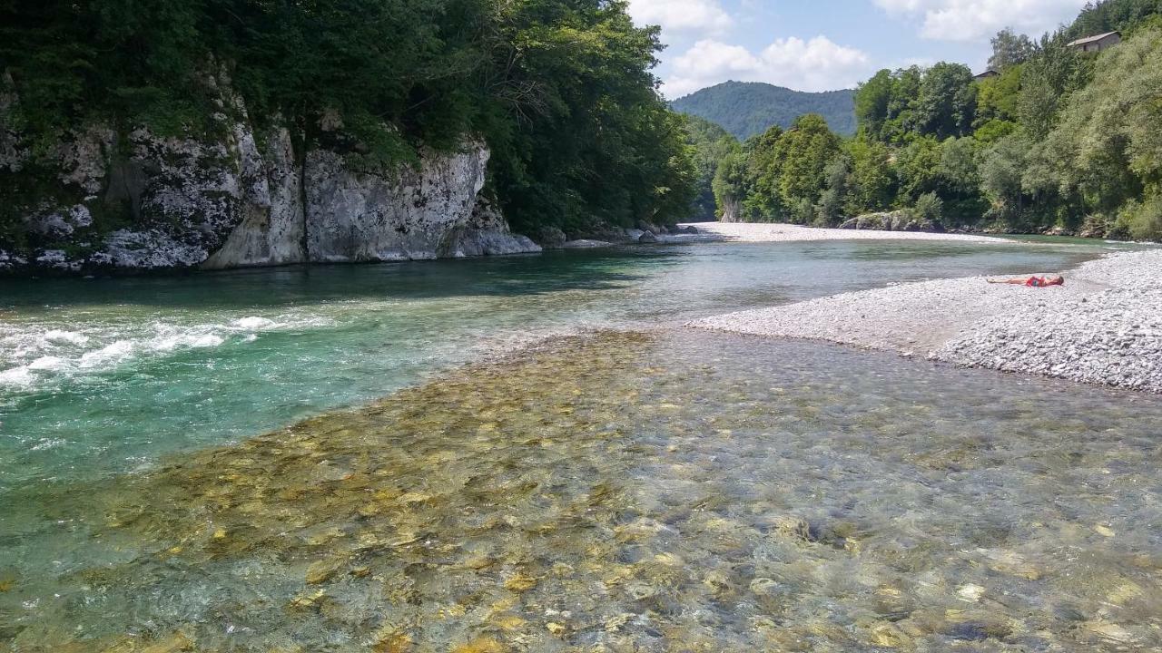 Sobe Baca Hotel Most na Soči Екстериор снимка
